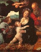 Orlandi, Deodato Holy Family oil on canvas